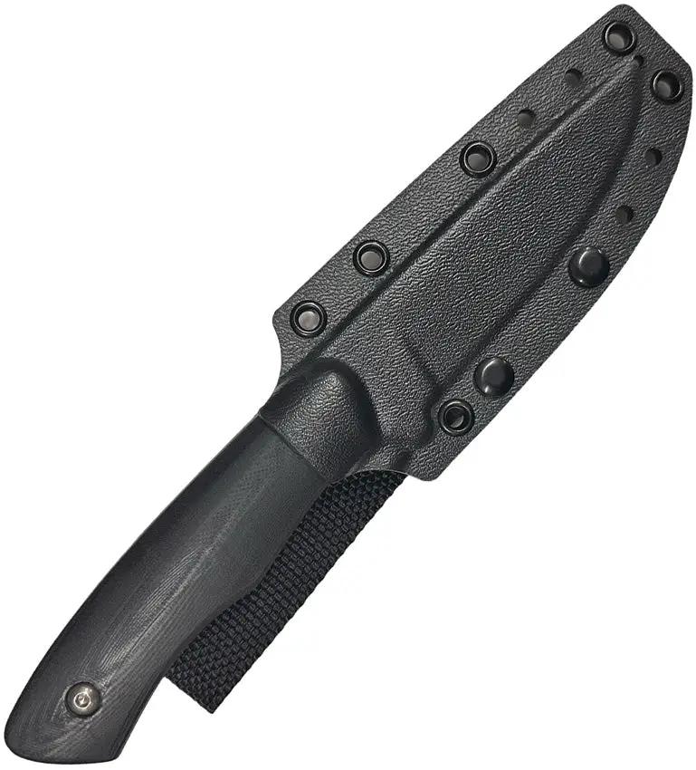 ZA-PAS Knives M10M Fixed Blade - Full Tang 9 Inch Overall With Durable Black G10 Handle by ZA-PAS Knives