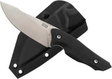 ZA-PAS Knives Ninja Fixed Blade Knife - Black G10 Handle Full Tang D2 Tool Steel by ZA-PAS Knives