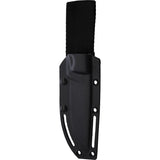ZA-PAS Knives Handie Fixed Blade - Black Cerakote Carbon Steel Blade With Full Tang G10 Handle by ZA-PAS Knives