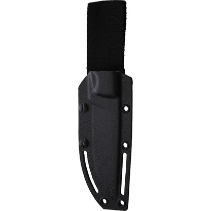 ZA-PAS Knives Handie Fixed Blade - Black Cerakote Carbon Steel Blade With Full Tang G10 Handle by ZA-PAS Knives
