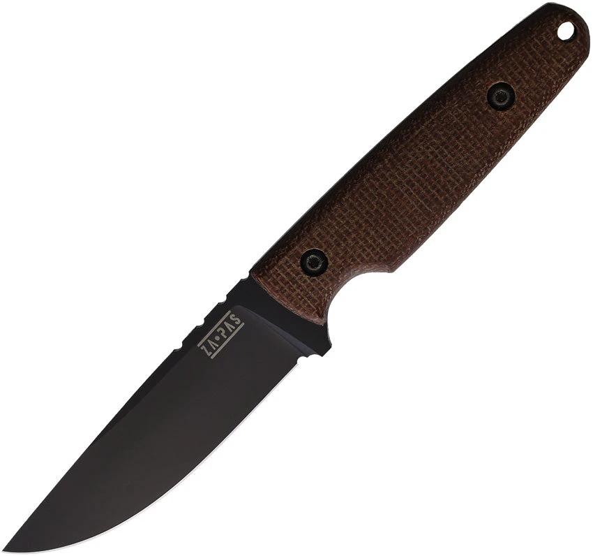 ZA-PAS Knives Handie Fixed Micarta HAN-CE-M-BR by ZA-PAS Knives