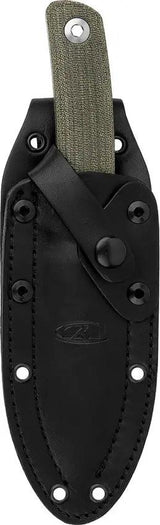 Zero Tolerance 0004 Fixed Blade Knife Olive Canvas Micarta Handle CruWear Blade 9 Inch Overall Full Tang Outdoorsmen by Zero Tolerance