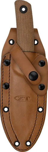 Zero Tolerance 0004 Fixed Blade Knife - Premium Micarta Handle And CPM Cru-Wear Blade With Cerakote by Zero Tolerance