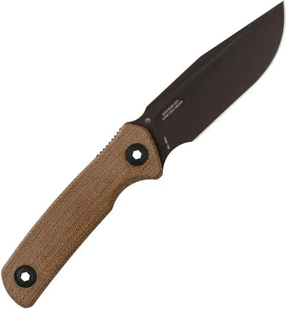 Zero Tolerance 0004 Fixed Blade Knife - Premium Micarta Handle And CPM Cru-Wear Blade With Cerakote by Zero Tolerance