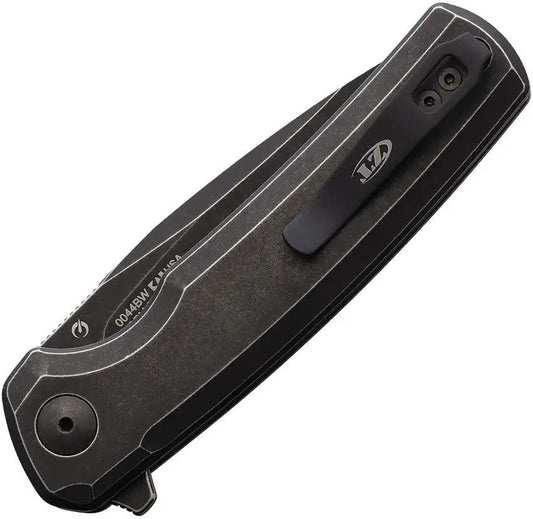 Zero Tolerance 0044 Button Lock Knife BlackWash S45VN Titanium Handle - Compact EDC Ready Durable by Zero Tolerance