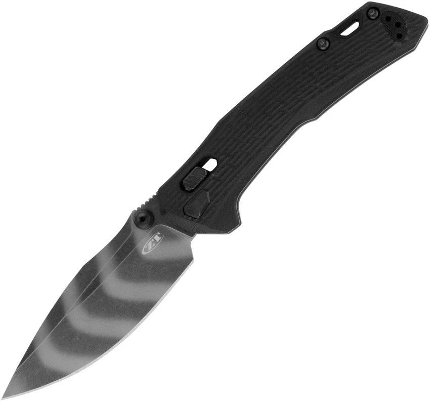 Zero Tolerance Duralock Knife Black G10 Tiger Strip 0203BLKTS Ideal for EDC Enthusiasts by Zero Tolerance