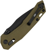 Zero Tolerance Duralock Olive G10 CPM M4 Drop Point Knife - Cerakote Finish For EDC Enthusiasts by Zero Tolerance