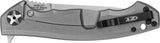 Zero Tolerance Sinkevich Large Framelock Knife 0452BLUCF MagnaCut Blue Carbon Fiber Handle - Premium EDC Performance by Zero Tolerance