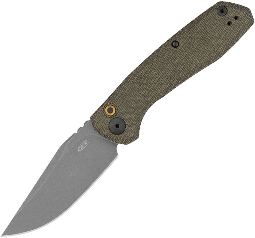 Zero Tolerance Auto 0512 Button Lock Olive  0512OL