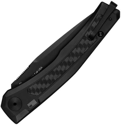 Zero Tolerance Auto 0556 Button Lock Knife - MagnaCut Blade, Carbon Fiber Inlay, EDC Ready by Zero Tolerance