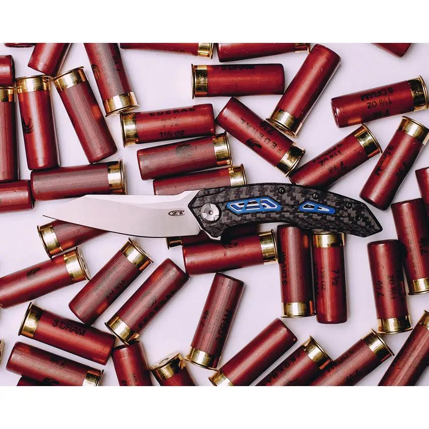 Zero Tolerance 0762 SubFramelock Knife CPM 20CV Blade Carbon Fiber Handle KVT Bearings - Precision EDC Tool by Zero Tolerance