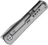 Kizer Feist 2 Framelock Knife Bohler M390 Clip Point Gray Titanium Handle EDC Enthusiasts by Kizer Cutlery