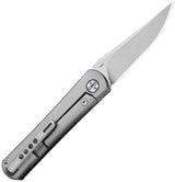 Kizer Feist 2 Framelock Knife Bohler M390 Clip Point Gray Titanium Handle EDC Enthusiasts by Kizer Cutlery