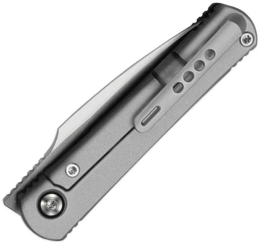 Premium Kizer Feist 2 Framelock Hawkbill Knife M390 Gray Titanium Handle For EDC Enthusiasts by Kizer Cutlery