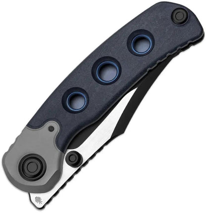Kizer Cutlery Pioneer Linerlock Blue Canyon Richlite EDC Knife With S35VN Two Tone Blade Premium by Kizer Cutlery