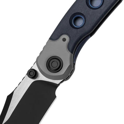 Kizer Cutlery Pioneer Linerlock Blue Canyon Richlite EDC Knife With S35VN Two Tone Blade Premium by Kizer Cutlery