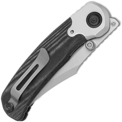 Kizer Cutlery Pioneer Linerlock Knife Nitro V Blade Black Micarta Handle For EDC Enthusiasts by Kizer Cutlery