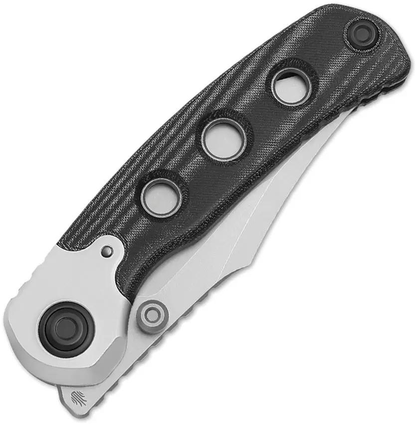 Kizer Cutlery Pioneer Linerlock Knife Nitro V Blade Black Micarta Handle For EDC Enthusiasts by Kizer Cutlery
