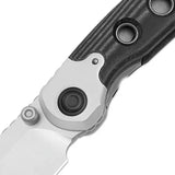 Kizer Cutlery Pioneer Linerlock Knife Nitro V Blade Black Micarta Handle For EDC Enthusiasts by Kizer Cutlery