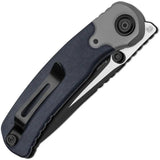 Kizer Pioneer Linerlock EDC Knife Blue Canyon Richlite S35VN Premium Titanium Bolsters by Kizer Cutlery