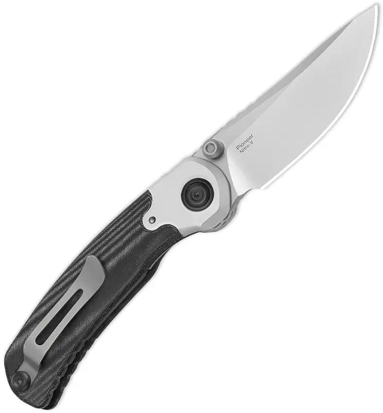 Kizer Cutlery Pioneer Linerlock EDC Knife With S35VN Blade Black Micarta Handle For Everyday Carry Enthusiasts by Kizer Cutlery