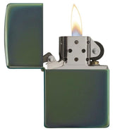 Zippo 28129 Chameleon Lighter – Dark Green Scratch Resistant Finish by Zippo