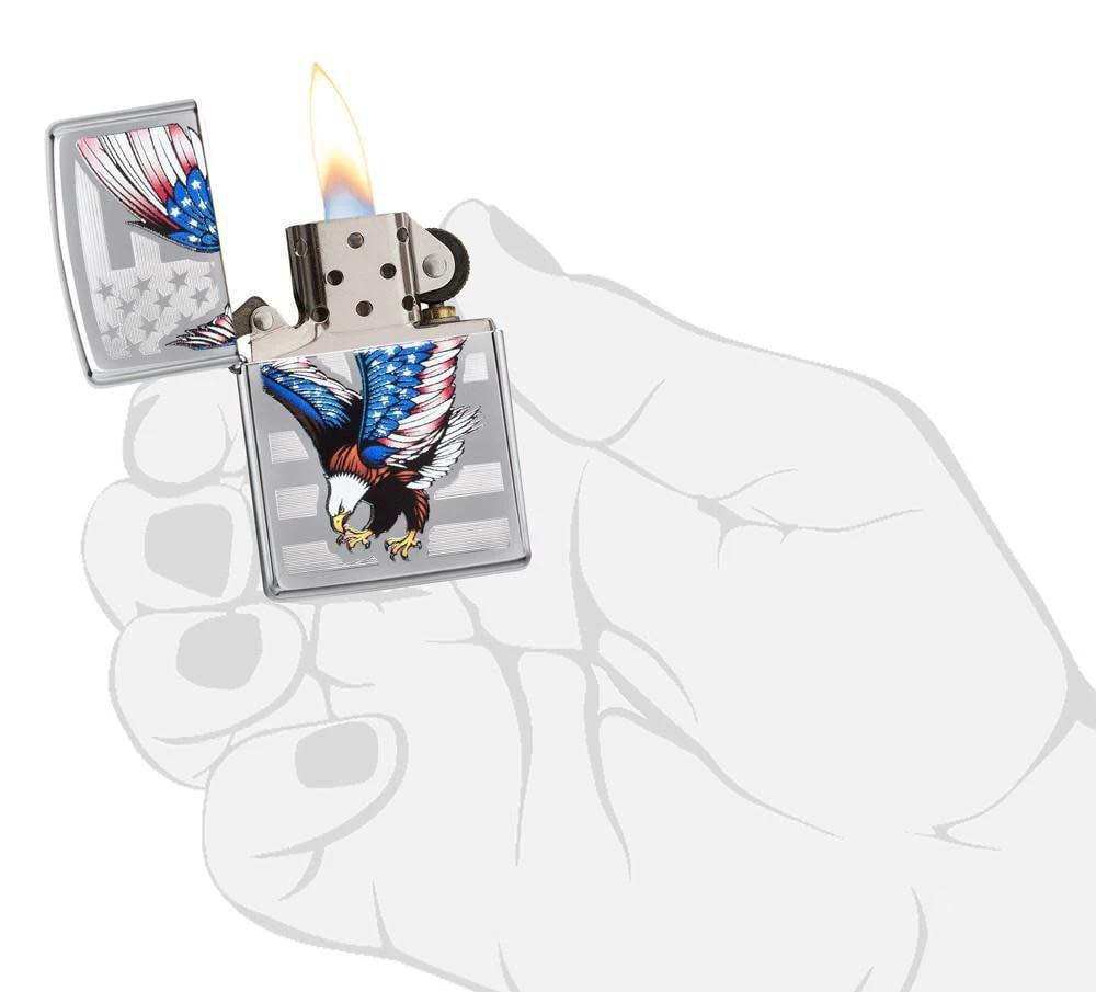 Zippo E-Star Award Lighter – High Polish Chrome by Zippo