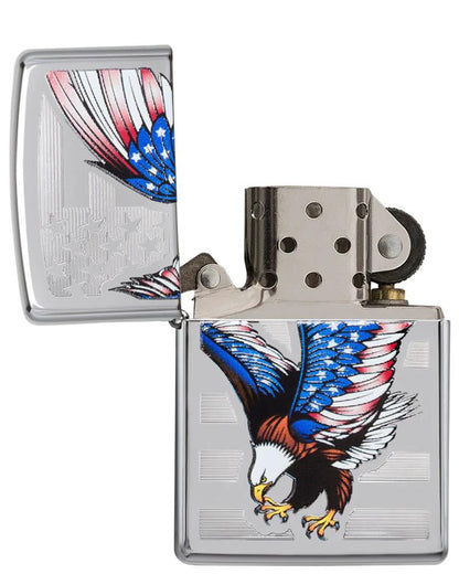 Zippo E-Star Award Lighter – High Polish Chrome by Zippo