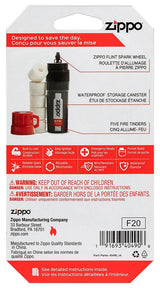 Emergency Fire Kit – Compact All-Weather Fire Starter by Zippo