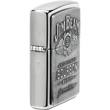 Zippo® Jim Beam Label Pewter Emblem Lighter – High Polish Chrome (Model 16928) by Zippo