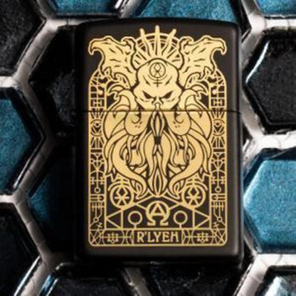 Monster Design Black Matte Zippo® Lighter