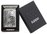 Timberwolves Brushed Chrome Zippo Lighter by Zippo