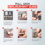 Zippo Replacement Wicks Countertop Display – Pack of 24 (Genuine Zippo) by Zippo