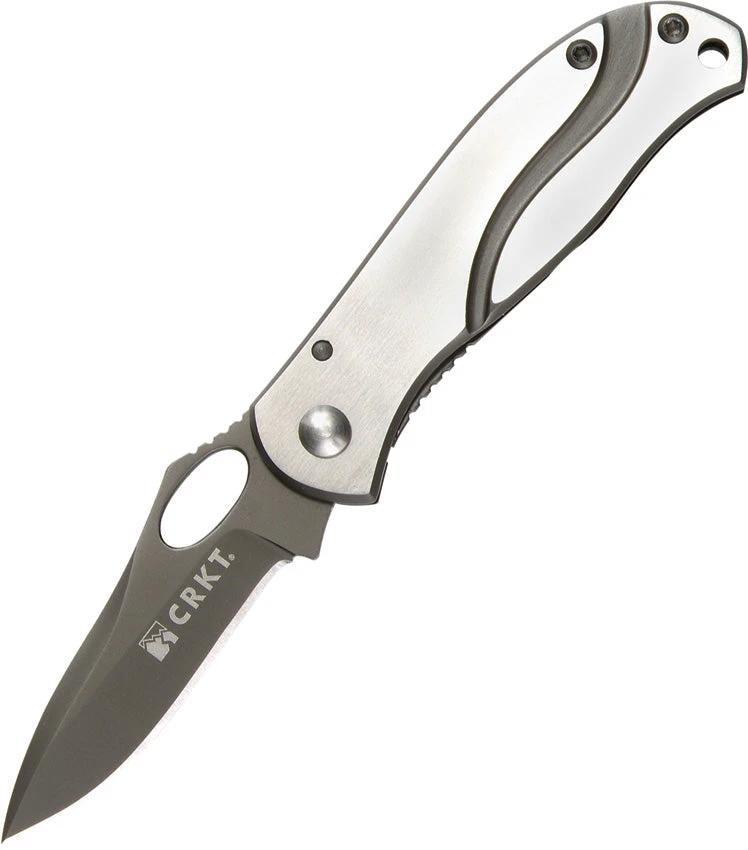 CRKT Pazoda 2 Framelock Knife 3In Closed 2.13In 8Cr13MoV Blade Titanium Coated EDC Ready by CRKT