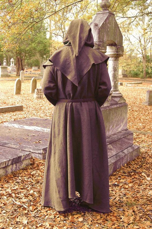 Windlass Monks Robe Brown 100298 Durable Heavy Cotton Hooded LARP Robe For Cosplay by Windlass