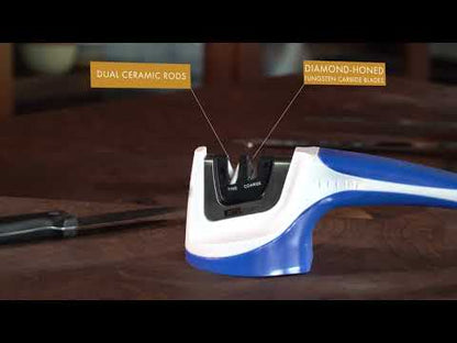 AccuSharp® AS036C Pull-Through Knife Sharpener – Blue Handle