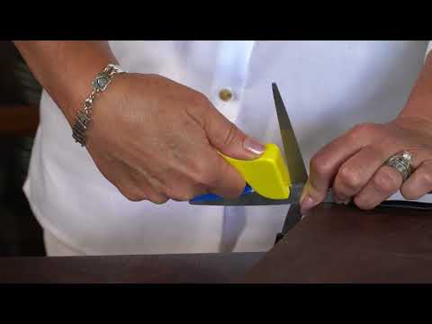 AccuSharp 15896 ShearSharp Scissor Sharpener – Yellow Handle