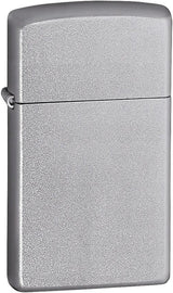 Zippo Slim Satin Chrome Lighter Windproof USA Made Lifetime Guarantee For Outdoorsmen by Zippo