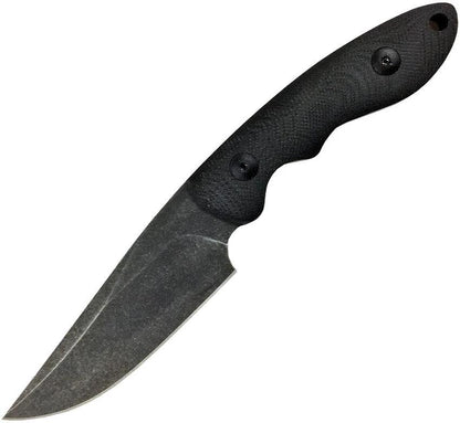 ABKT TAC Shadow Predator Fixed Blade Knife AB0004B 7.5in D2 Tool Steel Black G10 Full Tang Kydex Sheath by ABKT TAC