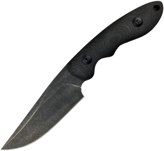 ABKT TAC Shadow Predator Fixed Blade Knife AB0004B 7.5in D2 Tool Steel Black G10 Full Tang Kydex Sheath by ABKT TAC