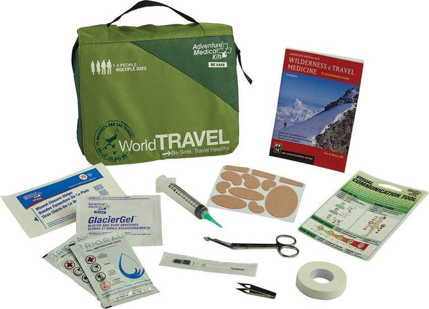 Adventure Medical Kits World Travel Medical Kit 0130-0425 For Global Explorers Compact All In One First Aid by Adventure Medical