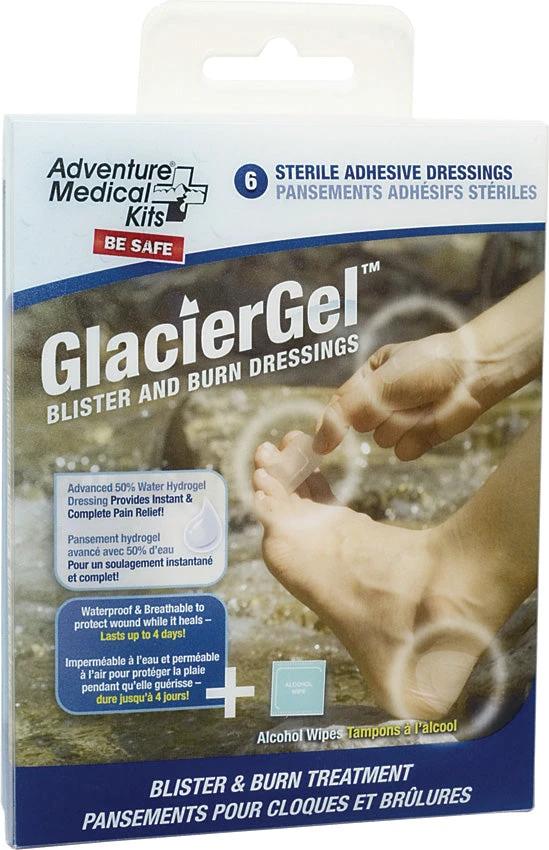 Adventure Medical GlacierGel Blister And Burn Dressing For Hikers Waterproof Breathable Instant Pain Relief by Adventure Medical