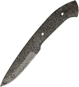 Alabama Damascus Knife Blade Eight Inch Full Tang One Piece Damascus Steel for Knife Makers by Alabama Damascus Steel