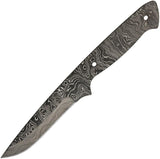 Alabama Damascus Knife Blade 9 Inch Full Tang One Piece Damascus Steel For Outdoorsmen 4 Inch by Alabama Damascus Steel