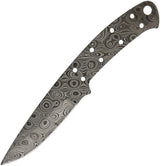 Alabama Damascus Steel Damascus Knife Blade ADS088 One Piece Full Tang 2.75in Blade For Knife Makers by Alabama Damascus Steel