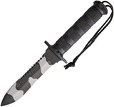 Aitor Jungle King II Survival Knife With Compass Sawback Camouflage Finish For Outdoor Enthusiasts by Aitor