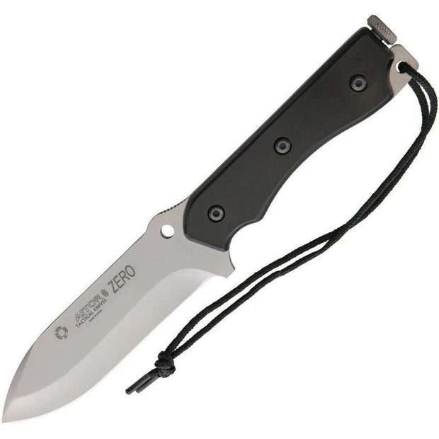 Aitor Zero 16126 Knife Full Tang 5 Inch Stainless Blade Wood Handle Removable Fire Starter For Outdoor Enthusiasts by Aitor