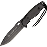 Aitor Crow Knife 16129 Tactical Outdoor Survival Knife With Black Coated Stainless Blade Full Tang Leather Sheath by Aitor