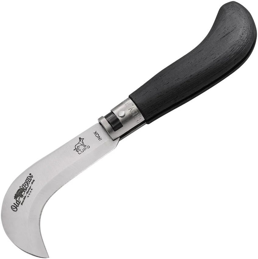 Old Bear Small Pruning Knife Black Wood 9747/17_MNK by Old Bear