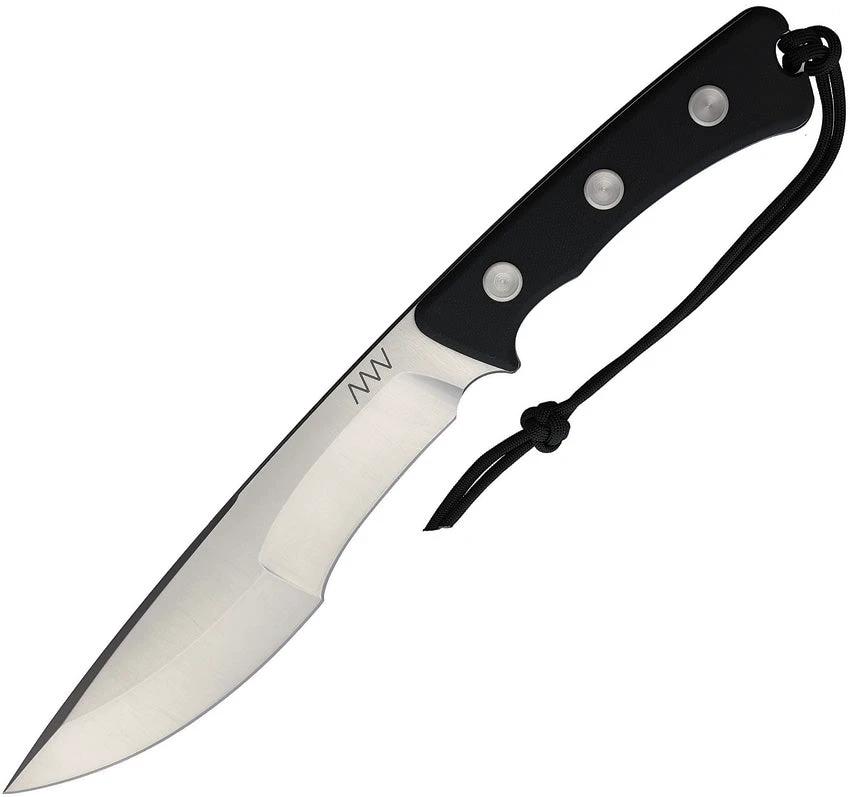 Acta Non Verba P500 Fixed Blade Knife Rugged Sleipner Steel Satin Blade Full Tang For Outdoors by Acta Non Verba Knives